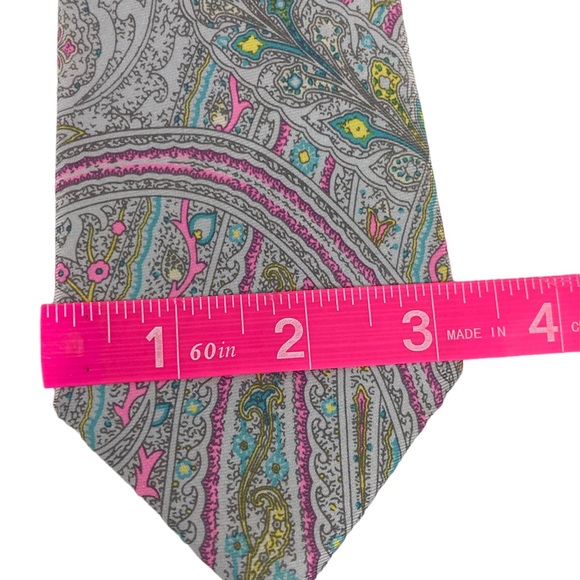 Nicola Paone 100% Silk Tie - Picture 6 of 6